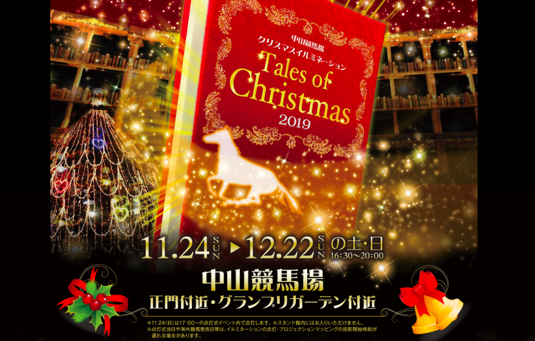 クリスマスデートは競馬場で！イルミネーションと迫力のあるレースを楽しもう🎄